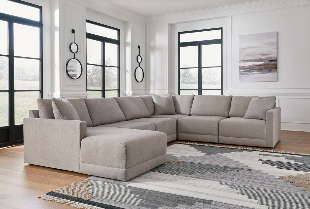 Katany Shadow 6 - Piece LAF Chaise Sectional - Gate FurnitureSectional