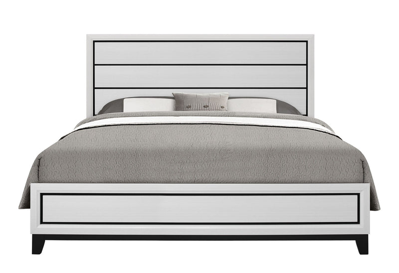 Kate White King Bed Group - KATE-WH-KBG (M)