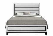 Kate White Queen Bed - KATE-WH-QB