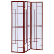 Katerina 3-Panel Room Divider Folding Shoji Screen Cherry - 900110
