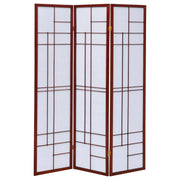 Katerina 3-Panel Room Divider Folding Shoji Screen Cherry - 900110