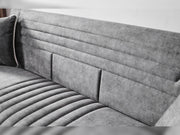 Katre 3-pieces (Sofa & Loveseat & Chair) Livingroom in Anthracite - 200-ELIF-KAT-A651-321