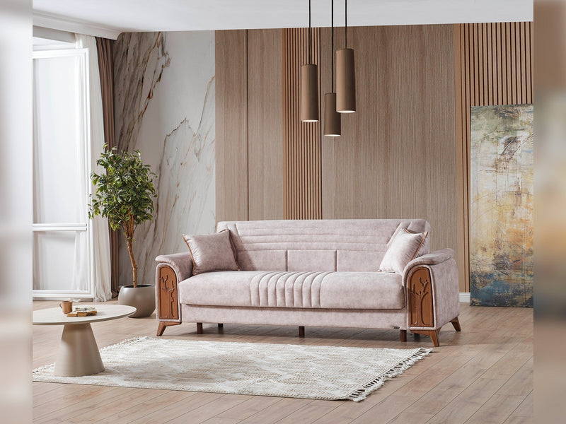 Katre 3-pieces (Sofa & Loveseat & Chair) Livingroom in Anthracite - 200-ELIF-KAT-A651-321