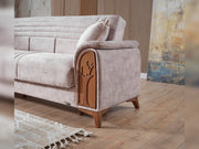 Katre 3-pieces (Sofa & Loveseat & Chair) Livingroom in Anthracite - 200-ELIF-KAT-A651-321