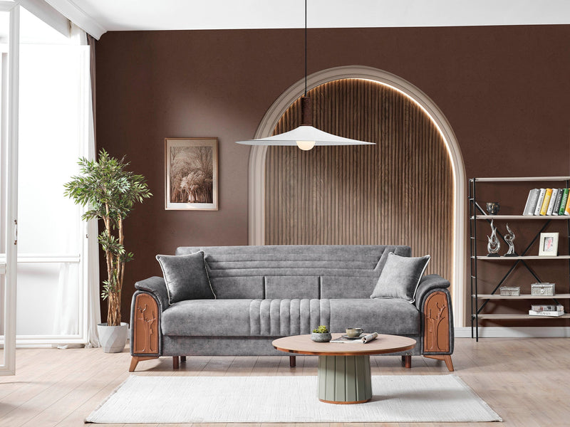 Katre 3-pieces (Sofa & Loveseat & Chair) Livingroom in Beige - 200-ELIF-KAT-A650-321