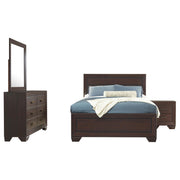 Kauffman 4-piece California King Bedroom Set Dark Cocoa - 204391KW-S4