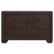 Kauffman 4-piece Eastern King Bedroom Set Dark Cocoa - 204391KE-S4