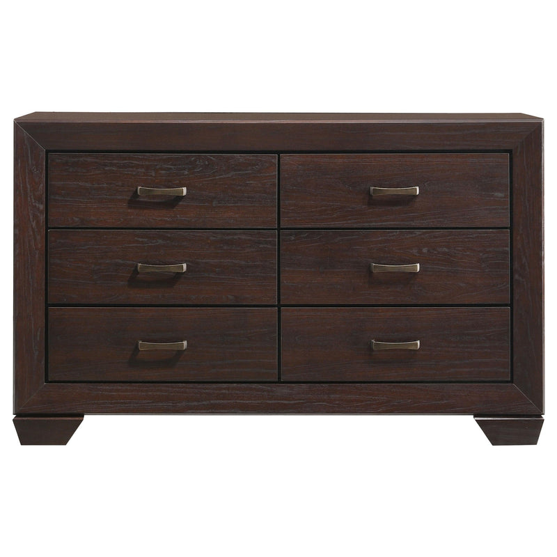 Kauffman 4-piece Queen Bedroom Set Dark Cocoa - 204391Q-S4