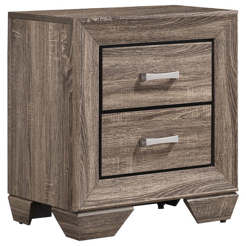 Kauffman 4-piece Queen Bedroom Set Washed Taupe - 204190Q-S4