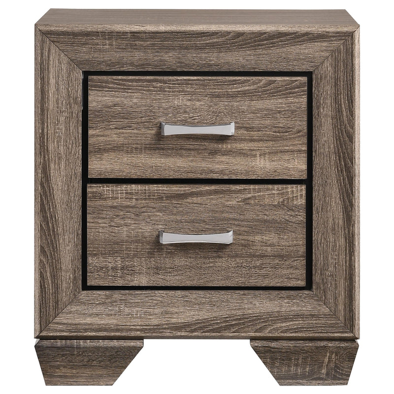 Kauffman 4-piece Queen Bedroom Set Washed Taupe - 204190Q-S4