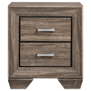 Kauffman 4-piece Queen Bedroom Set Washed Taupe - 204191Q-S4