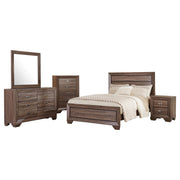Kauffman 5-piece California King Bedroom Set Washed Taupe - 204191KW-S5