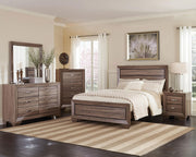 Kauffman 5-piece California King Bedroom Set Washed Taupe - 204191KW-S5