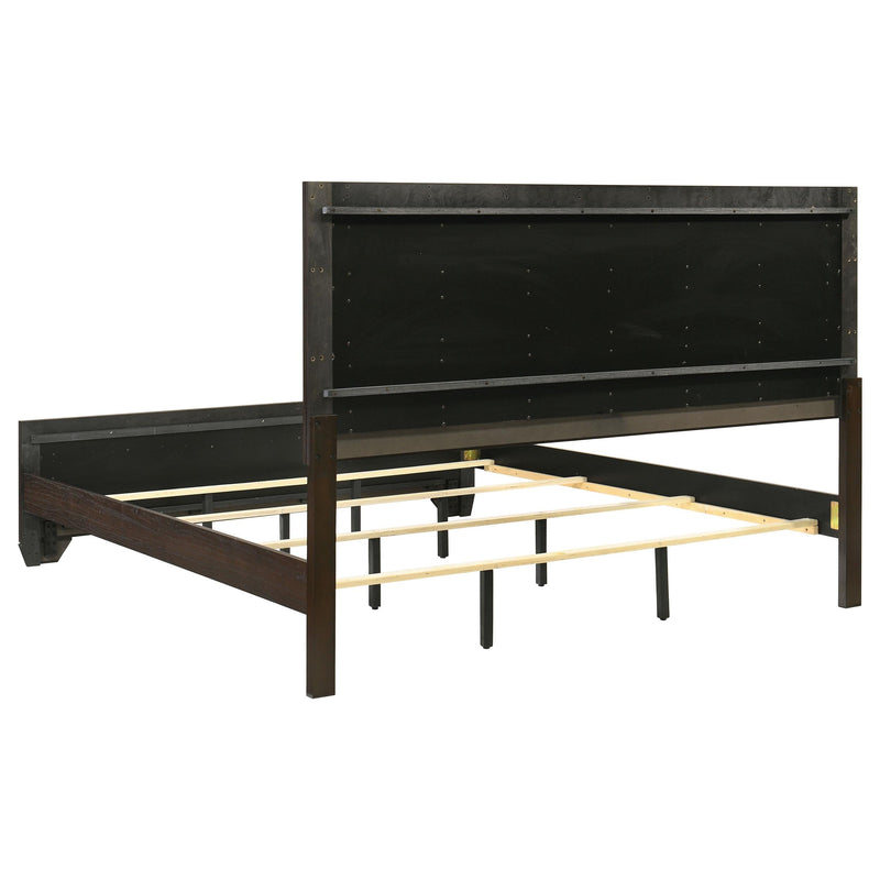 Kauffman 5-piece Eastern King Bedroom Set Dark Cocoa - 204391KE-S5
