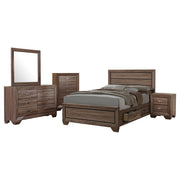 Kauffman 5-piece Eastern King Bedroom Set Washed Taupe - 204190KE-S5