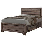 Kauffman 5-piece Eastern King Bedroom Set Washed Taupe - 204190KE-S5