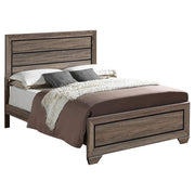Kauffman 5-piece Eastern King Bedroom Set Washed Taupe - 204191KE-S5