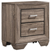 Kauffman 5-piece Eastern King Bedroom Set Washed Taupe - 204191KE-S5