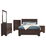 Kauffman 5-piece Queen Bedroom Set Dark Cocoa - 204391Q-S5