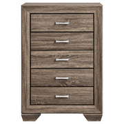 Kauffman 5-piece Queen Bedroom Set Washed Taupe - 204190Q-S5