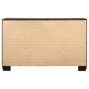 Kauffman 6-drawer Dresser Dark Cocoa - 204393