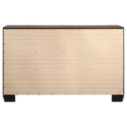 Kauffman 6-drawer Dresser Washed Taupe - 204193