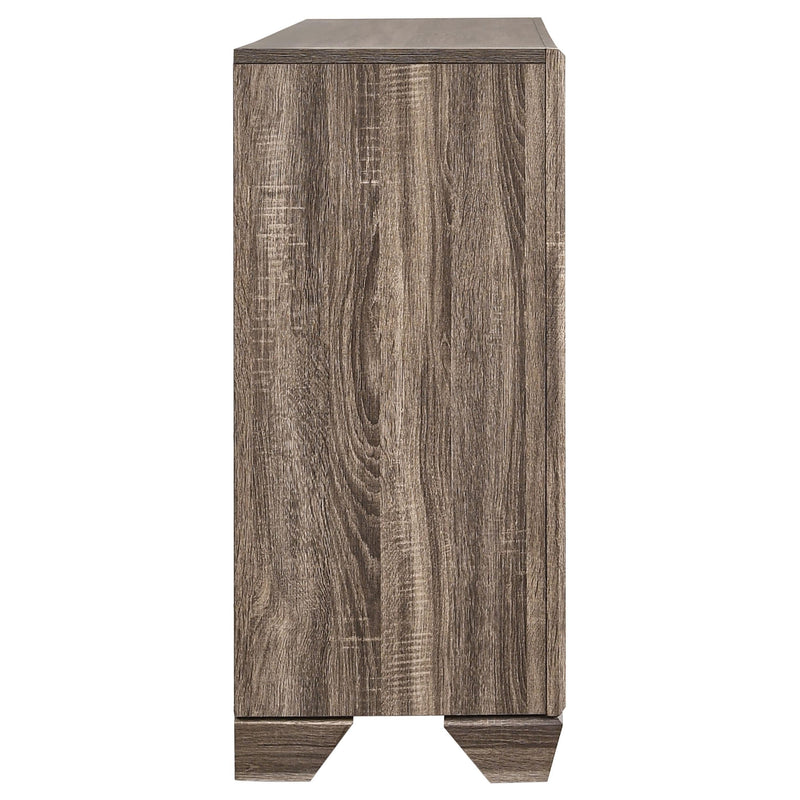Kauffman 6-drawer Dresser Washed Taupe - 204193