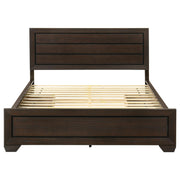 Kauffman Wood California King Storage Panel Bed Dark Cocoa - 204390KW