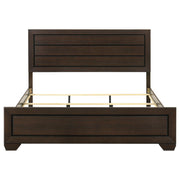 Kauffman Wood Eastern King Panel Bed Dark Cocoa - 204391KE