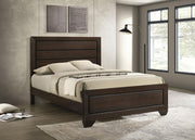 Kauffman Wood Queen Panel Bed Dark Cocoa - 204391Q