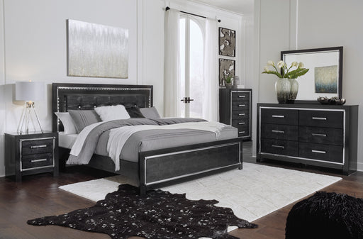 Kaydell Black LED Platform Bedroom Set - Gate FurnitureBedroom Set