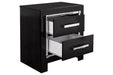 Kaydell Black Nightstand - Gate FurnitureNightstand