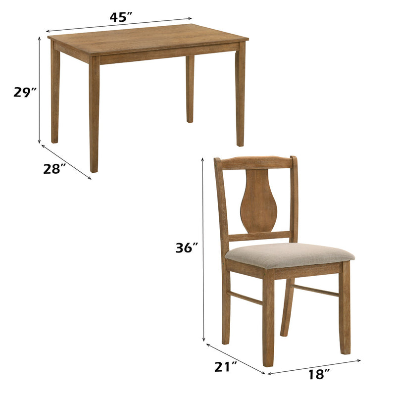 Kayee 5PC Pack Dining Set - DN01804