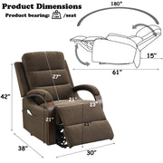 Kayla Power Recliner w/Lift & Heating & Massage - LV02879