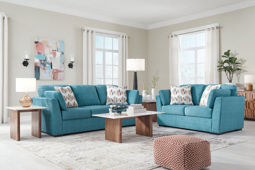 Keerwick Teal Living Room Set - Gate FurnitureLiving Room Set