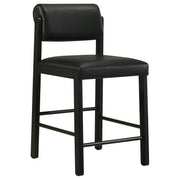 Kehoe Upholstered Counter Height Chair Black (Set of 2) - 193929BLK