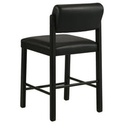 Kehoe Upholstered Counter Height Chair Black (Set of 2) - 193929BLK