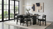 Kehoe Upholstered Dining Side Chair Black (Set of 2) - 193922BLK