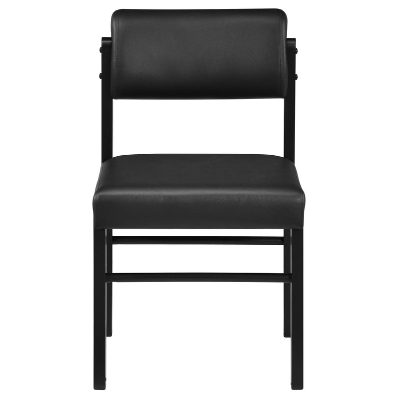 Kehoe Upholstered Dining Side Chair Black (Set of 2) - 193922BLK