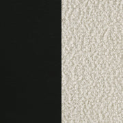 Kehoe Upholstered Dining Side Chair Cream and Black (Set of 2) - 193932BLK