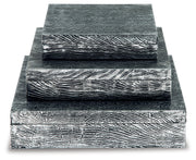 Keldy Antique Pewter Finish Box (Set of 3) - A2000491