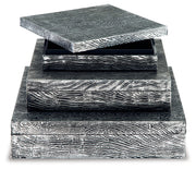 Keldy Antique Pewter Finish Box (Set of 3) - A2000491