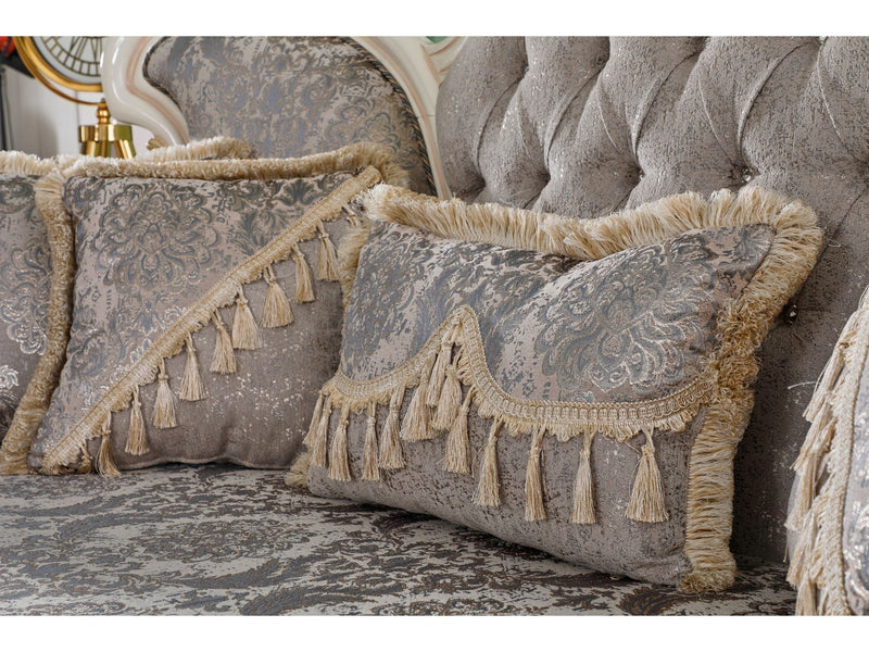Kelebek 3-pieces (1 Sofa & 2 Chair) Livingroom Set Vizon in Vizon - 101-KEL-S179K1-311