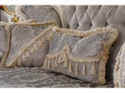 Kelebek Traditional Loveseat Vizon in Vizon - 101-KEL-S179K1-2