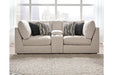 Kellway Bisque 3 - Piece Sectional - Gate FurnitureLoveseat