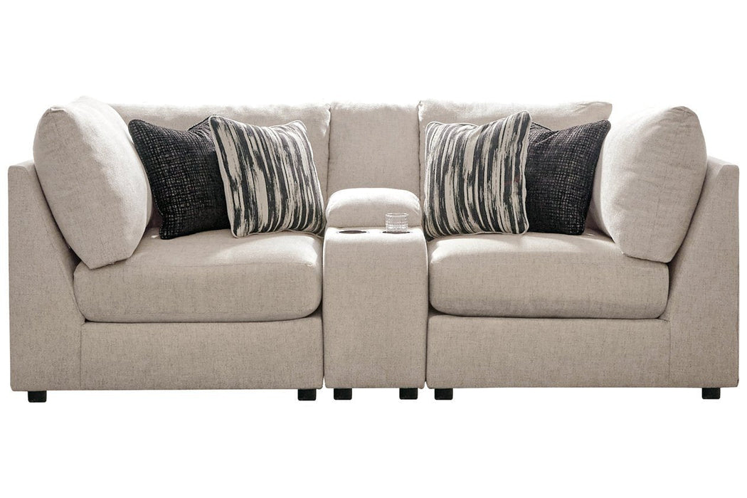 Kellway Bisque 3 - Piece Sectional - Gate FurnitureLoveseat