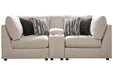 Kellway Bisque 3 - Piece Sectional - Gate FurnitureLoveseat