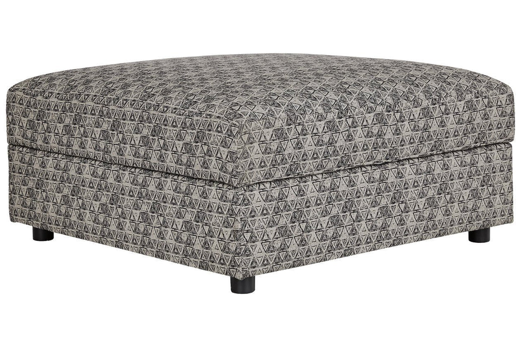 Kellway Bisque Ottoman With Storage - Gate FurnitureOttoman