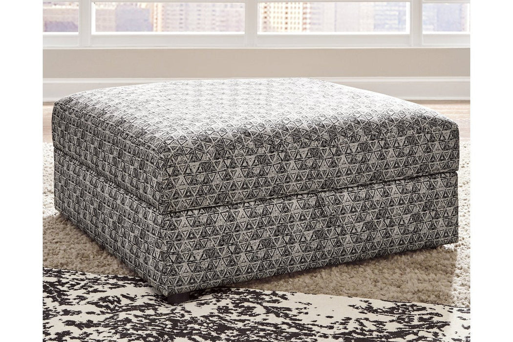 Kellway Bisque Ottoman With Storage - Gate FurnitureOttoman