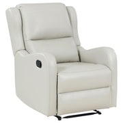 Kelsey Upholstered English Arm Recliner Chair Ivory - 609373